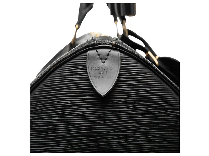 Sac de voyage Louis Vuitton Epi Keepall 60 Noir - vue 5