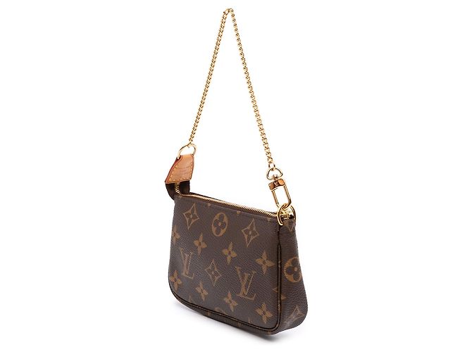 Borsa a mano Louis Vuitton Monogram Mini Pochette Accessoires Marrone - vista 2