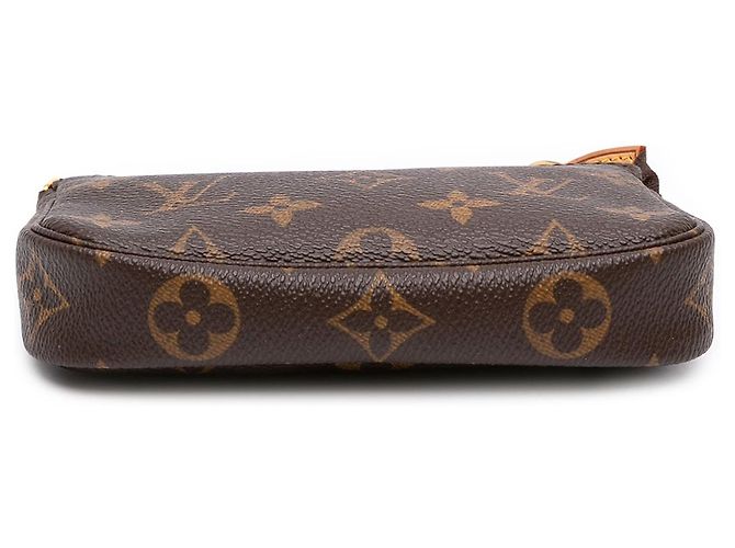 Borsa a mano Louis Vuitton Monogram Mini Pochette Accessoires Marrone - vista 3