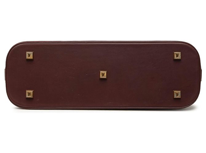 Louis Vuitton Monogram Mini Lin Alma Horizontal Handtasche rot - Ansicht 3