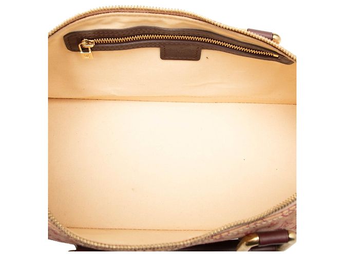 Louis Vuitton Monogram Mini Lin Alma Horizontal Handtasche rot - Ansicht 4