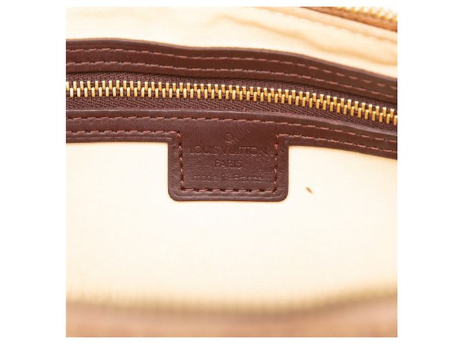 Louis Vuitton Monogram Mini Lin Alma Horizontal Handtasche rot - Ansicht 5