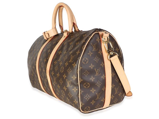 Louis Vuitton Monogram Canvas Keepall Bandouliere 45 - vista 3