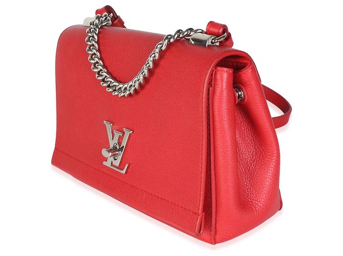 Louis Vuitton Rubis Calfskin Lockme II Chain BB - vista 3