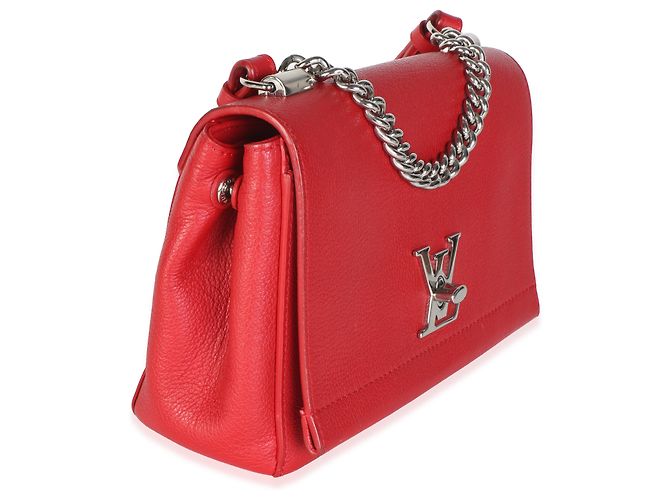 Louis Vuitton Rubis Calfskin Lockme II Chain BB - vista 4