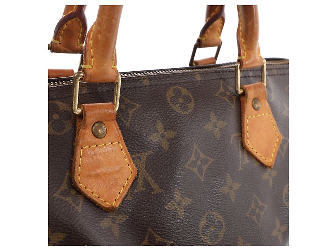 Borsa a mano Louis Vuitton Speedy 30 Monogram Marrone M41526 - vista 8
