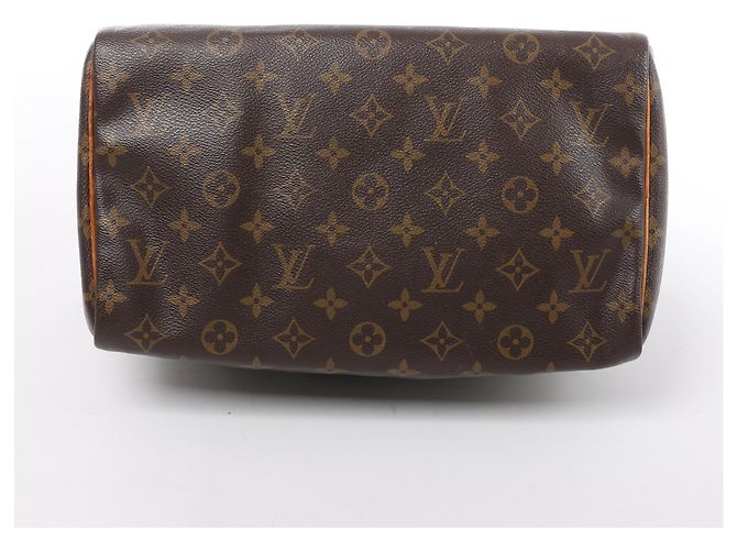 Borsa a mano Louis Vuitton Speedy 30 Monogram Marrone M41526 - vista 9
