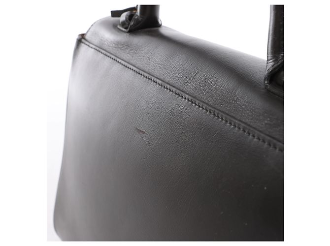 Borsa a mano Delvaux Brillant MM in pelle, Marrone - vista 10