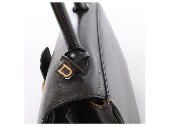 Borsa a mano Delvaux Brillant MM in pelle, Marrone - vista 11