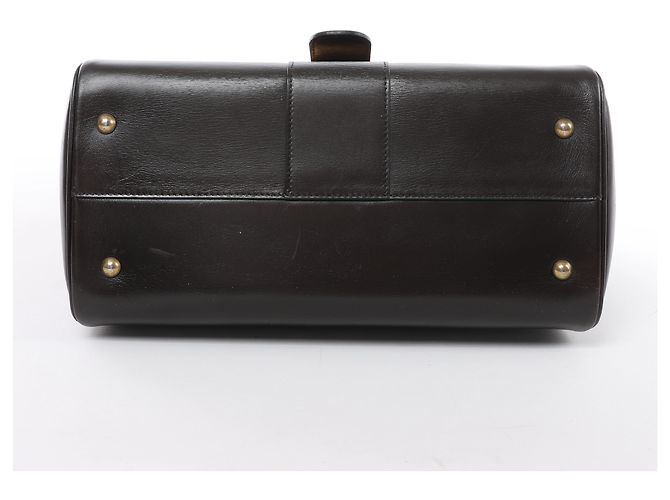 Borsa a mano Delvaux Brillant MM in pelle, Marrone - vista 7