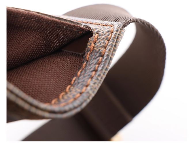 Borsa a tracolla Louis Vuitton Geronimos Damier Ebene Marrone N51994 - vista 14