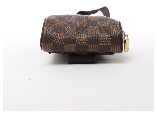 Borsa a tracolla Louis Vuitton Geronimos Damier Ebene Marrone N51994 - vista 2