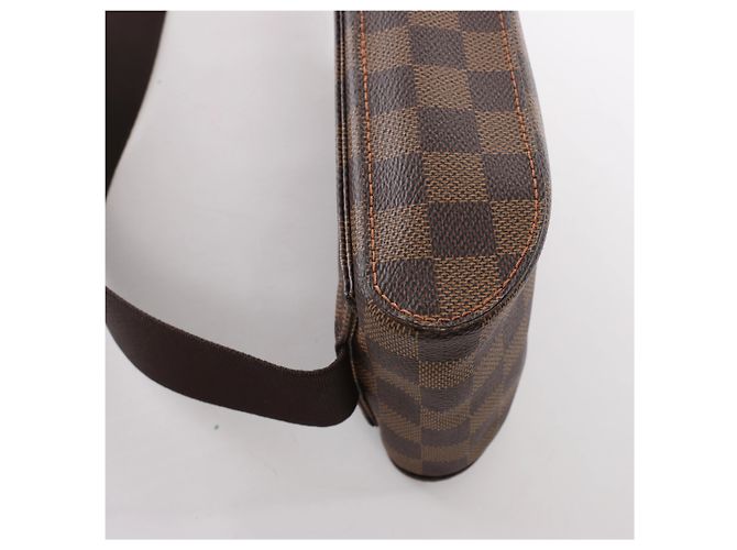 Borsa a tracolla Louis Vuitton Geronimos Damier Ebene Marrone N51994 - vista 4