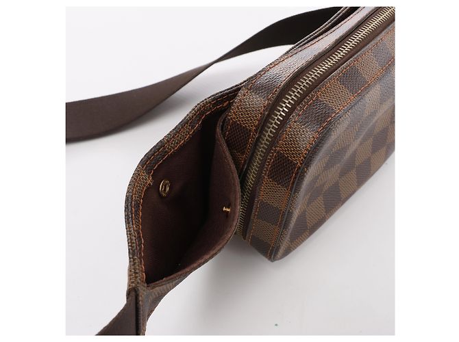 Borsa a tracolla Louis Vuitton Geronimos Damier Ebene Marrone N51994 - vista 6