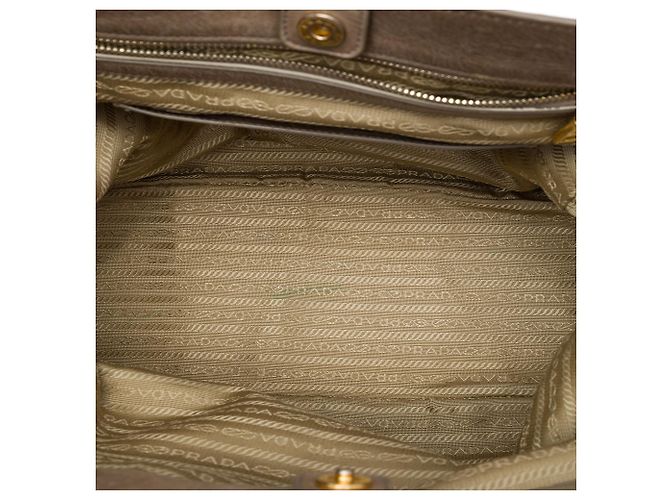 Prada Vitello Shine Satchel Braun - Ansicht 4
