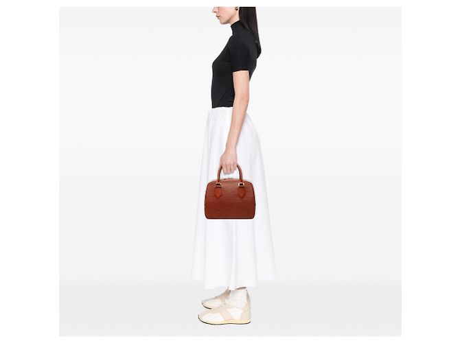 Borsa a mano Louis Vuitton Epi Sablons Marrone - vista 10
