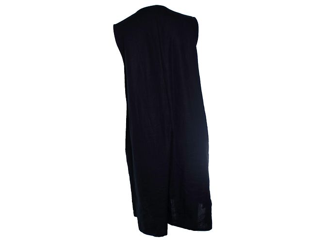 Max Mara, vestido blazer de lino negro - vista 3