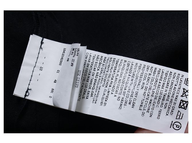 Max Mara, vestido blazer de lino negro - vista 5