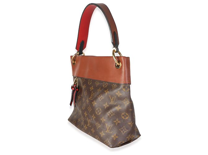 Louis Vuitton Caramel Monogram Canvas Tuileries Besace - vista 3
