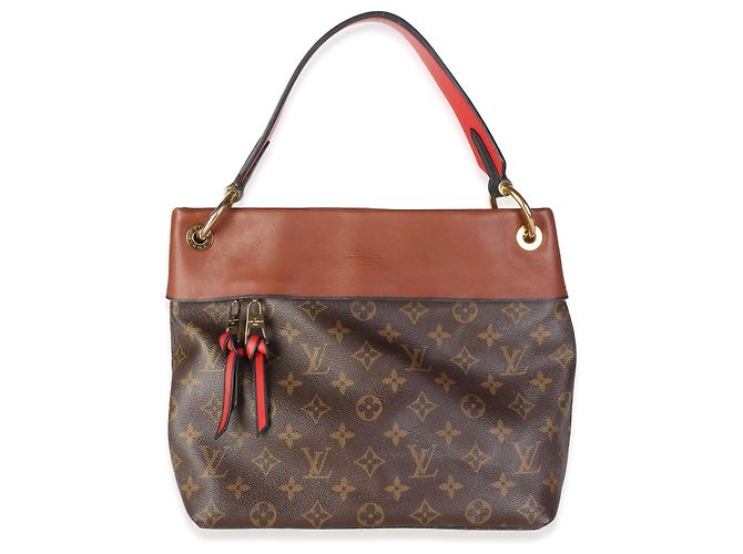 Louis Vuitton Caramel Monogram Canvas Tuileries Besace - vista 8