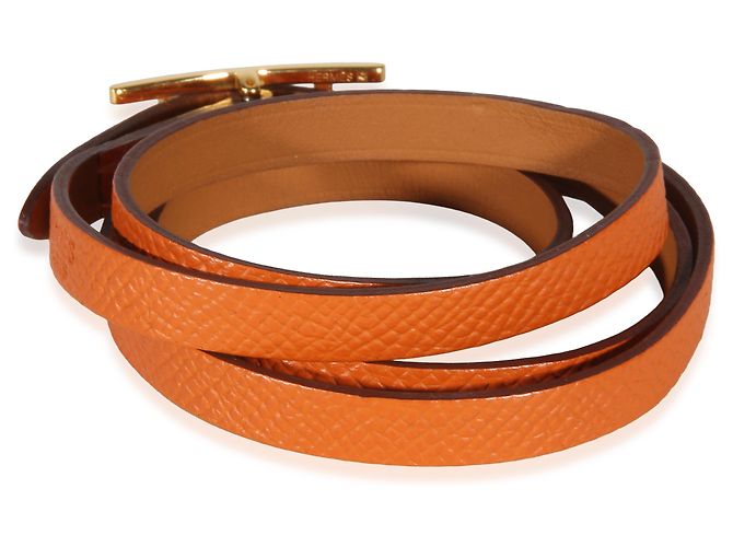 Hermès Behapi Triple Tour Armband vergoldet - Ansicht 3