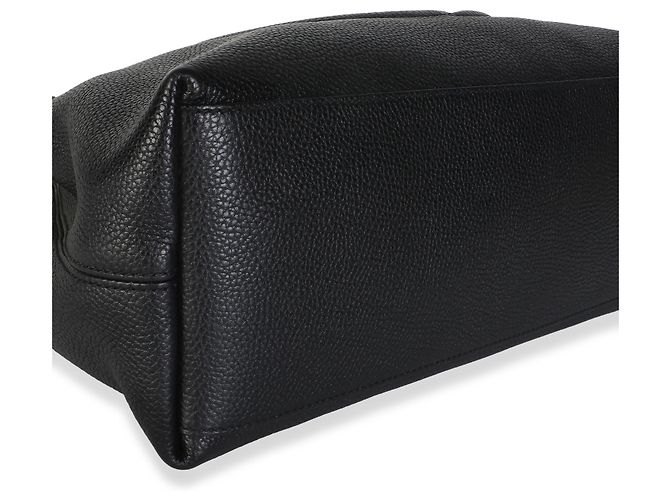 Borsa a tracolla Soho Medium in pelle di vitello martellata nera Gucci - vista 4