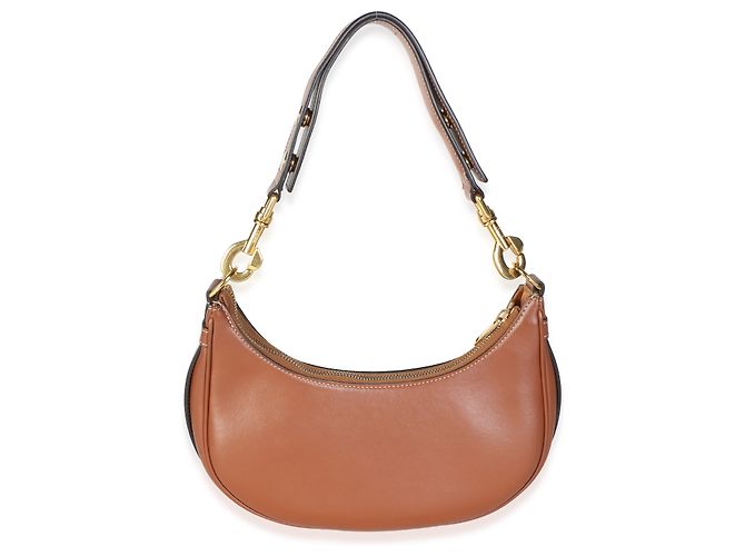 Céline Celine Medium Ava Schultertasche aus glattem Kalbsleder Tan - Ansicht 2