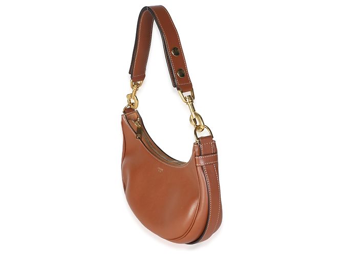 Céline Celine Medium Ava Schultertasche aus glattem Kalbsleder Tan - Ansicht 3