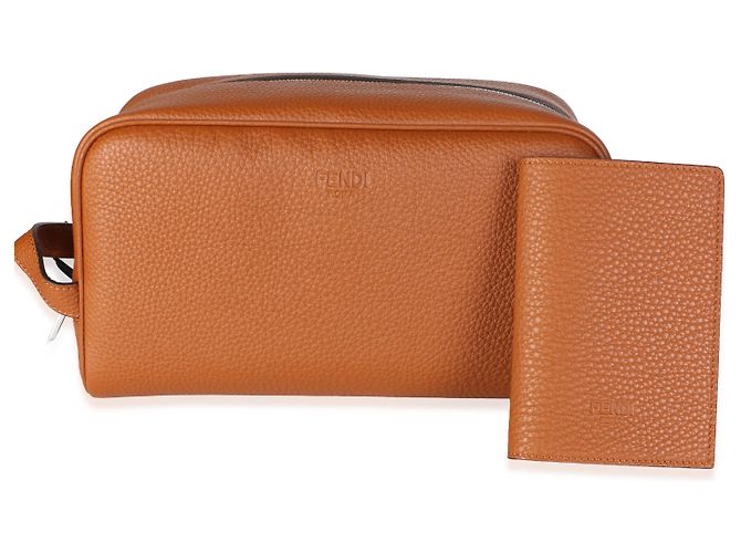 Kit da viaggio Fendi Brown Cuoio Romano - vista 8