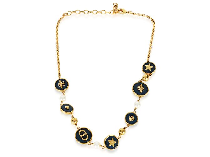 Collar D-Luck chapado en oro Christian Dior - vista 3