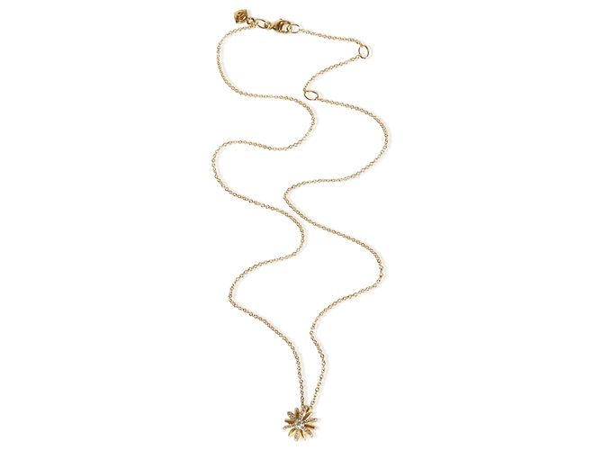 Pendente Petite Starburst David Yurman in oro giallo e diamanti - vista 3
