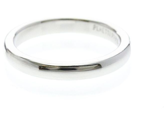 Autre Marque Tiffany Platinbandring mit Diamant - Ansicht 4