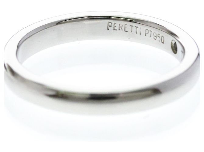 Autre Marque Tiffany Platinbandring mit Diamant - Ansicht 7
