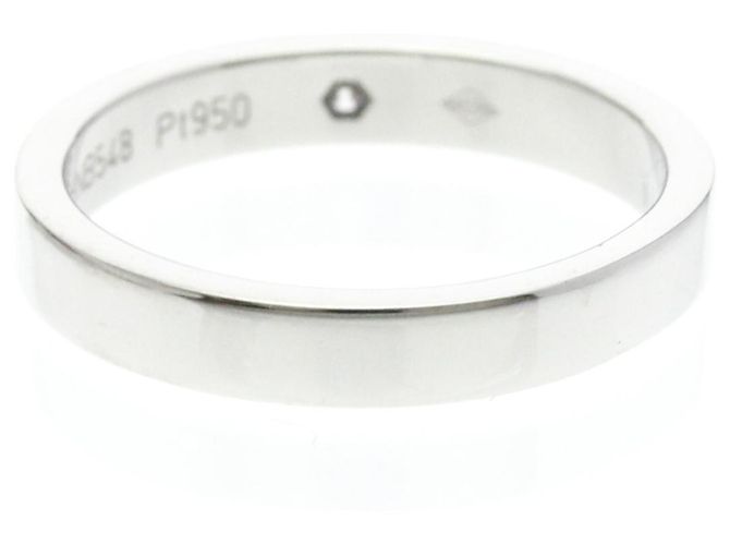 Anello C de Cartier in platino con diamante - vista 3