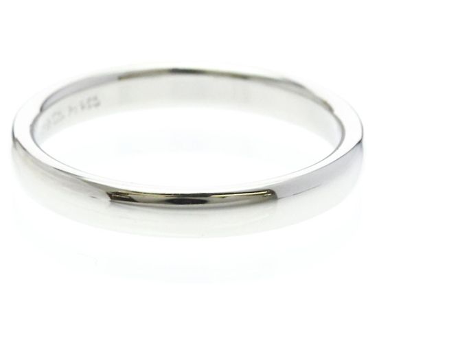 Autre Marque Anello Fascia Tiffany in Platino - vista 4