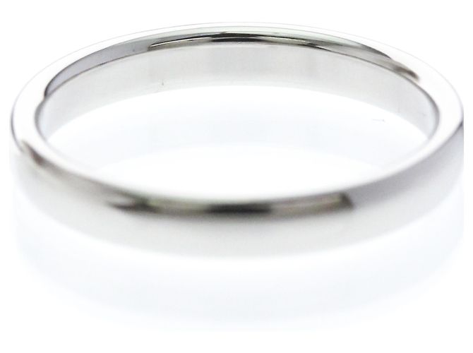 Autre Marque Anello Fascia Tiffany in Platino - vista 7