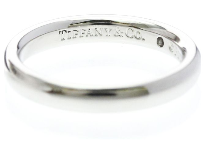 Autre Marque Tiffany Ehering aus Platin mit Diamant - Ansicht 7