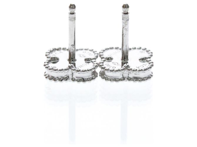 Van Cleef & Arpels Sweet Alhambra Ohrstecker aus Perlmutt - Ansicht 4