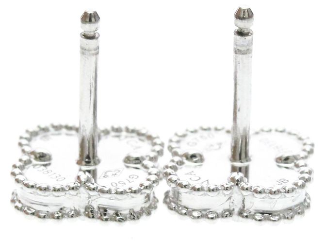 Van Cleef & Arpels Sweet Alhambra Ohrstecker aus Perlmutt - Ansicht 5