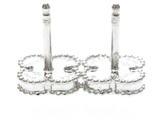 Van Cleef & Arpels Sweet Alhambra Ohrstecker aus Perlmutt - Ansicht 6
