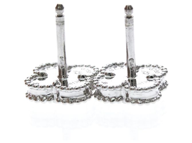 Van Cleef & Arpels Sweet Alhambra Ohrstecker aus Perlmutt - Ansicht 7