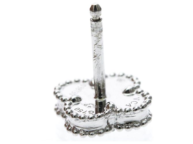 Van Cleef & Arpels Sweet Alhambra Ohrstecker aus Perlmutt - Ansicht 9