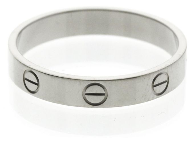Cartier Mini Love Ring in 18K Weißgold - Ansicht 3