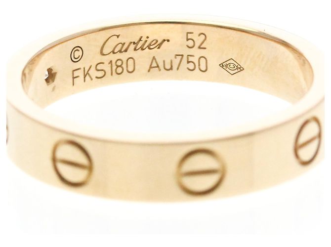 Anello Cartier Mini Love con 1 Diamante - vista 6