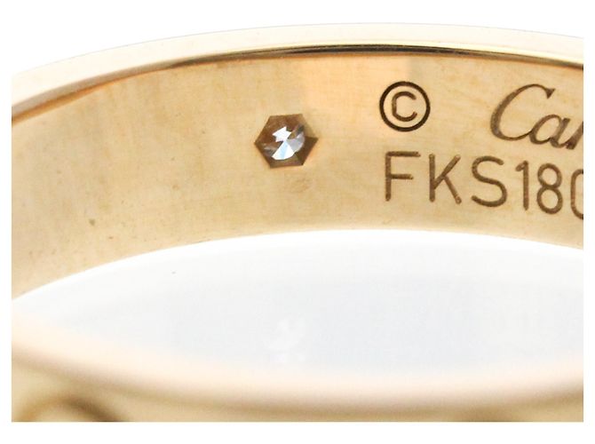Anello Cartier Mini Love con 1 Diamante - vista 8