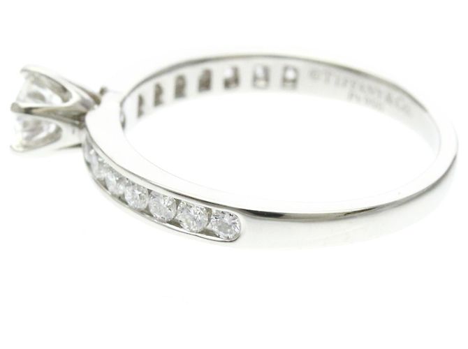 Autre Marque Tiffany Solitaire Ring mit Kanalfassung - Ansicht 2
