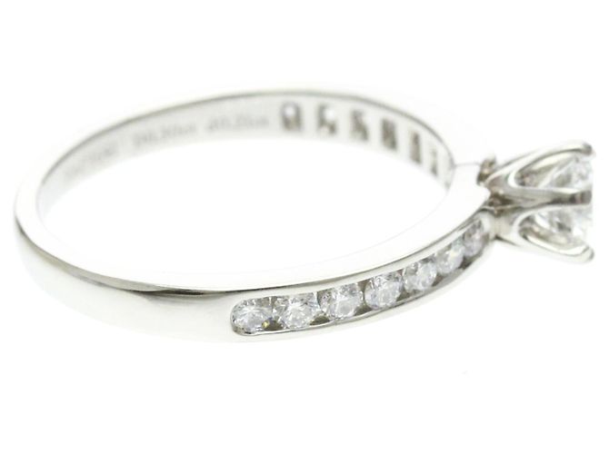 Autre Marque Tiffany Solitaire Ring mit Kanalfassung - Ansicht 4