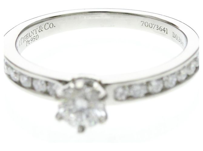Autre Marque Tiffany Solitaire Ring mit Kanalfassung - Ansicht 5