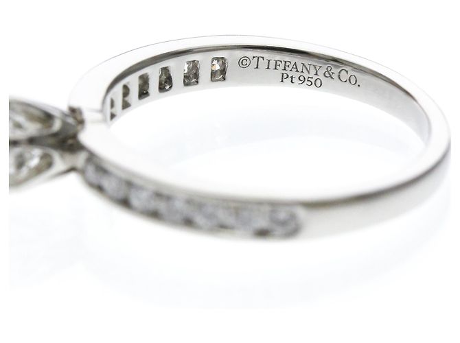 Autre Marque Tiffany Solitaire Ring mit Kanalfassung - Ansicht 6
