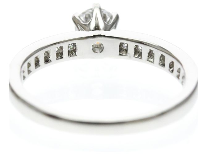 Autre Marque Tiffany Solitaire Ring mit Kanalfassung - Ansicht 7